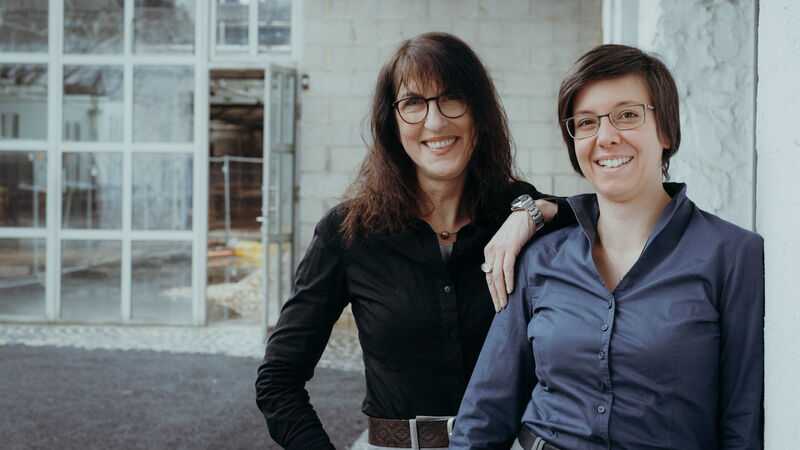 Stefanie van Dawen und Lisa Zimmermann