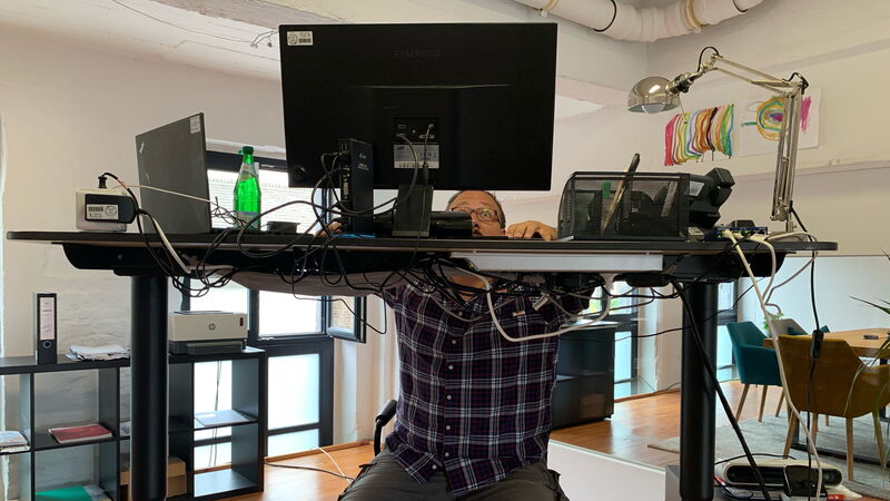 Bei AV22 wird ergonomischs Arbeiten groß geschrieben.